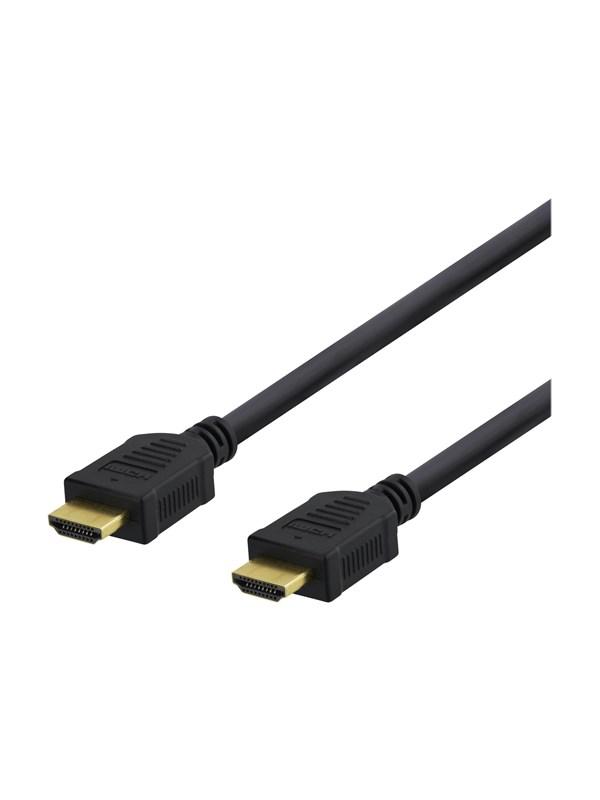 Deltaco HDMI-kabel i svart, 15 meter